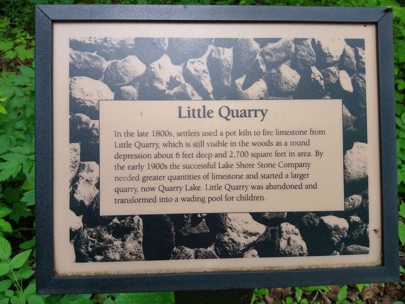 Little Quarry Marker image. Click for full size.