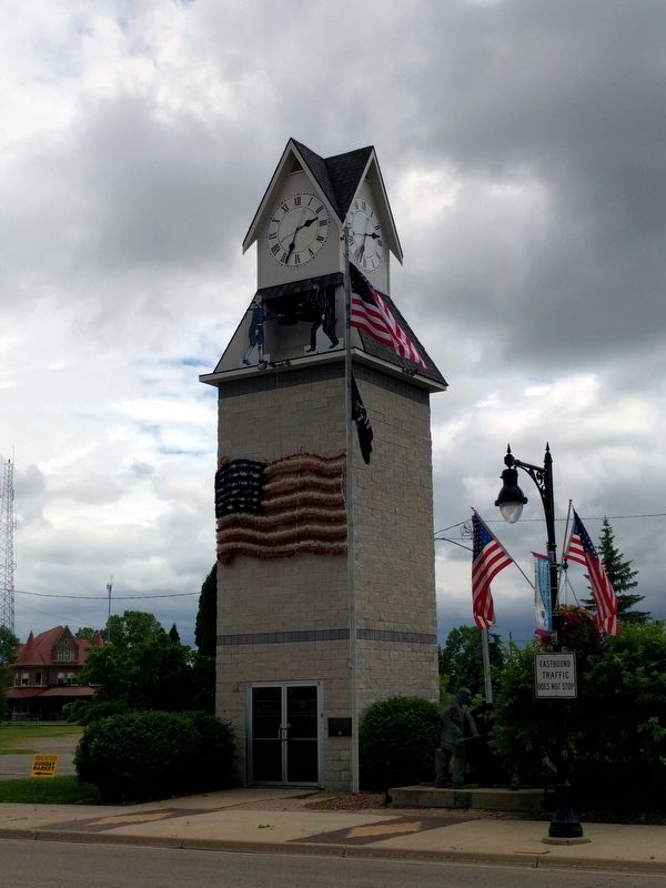 Sandula Clock Tower and Marker image. Click for full size.