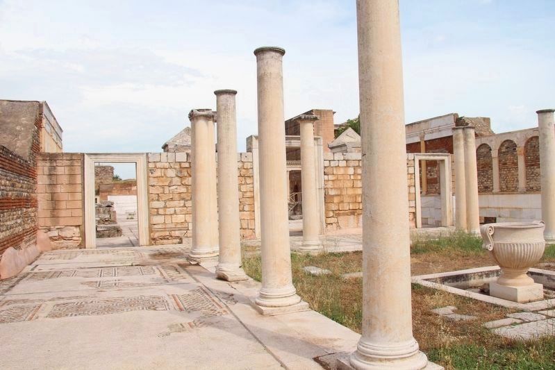 Synagogue Forecourt. Click for full size. Synagogue Forecourt image. Click for full size.