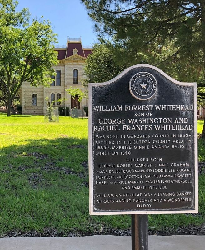 William Forrest Whitehead Marker image. Click for full size.