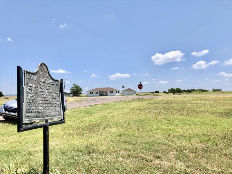 View from marker towards U.S. Highway 183. image. Click for full size.