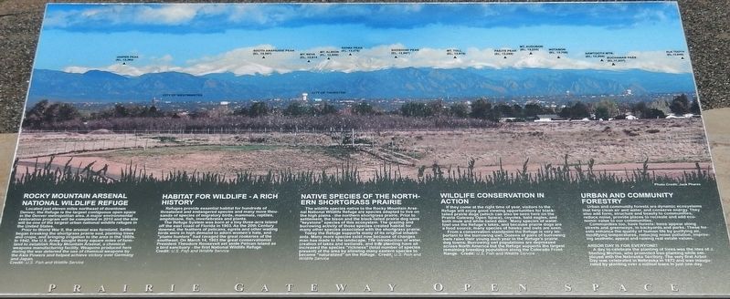 Habitat for Wildlife - A Rich History Marker image. Click for full size.