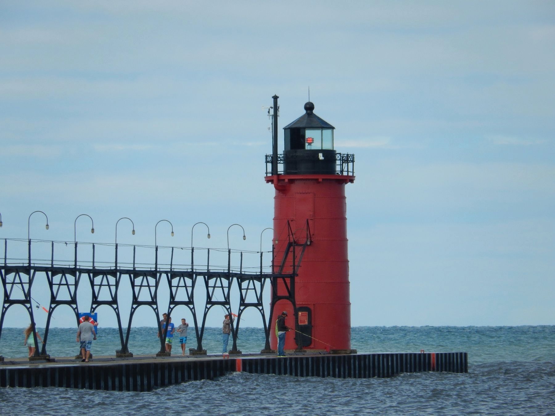 South Haven Lighthouse image. Click for full size.