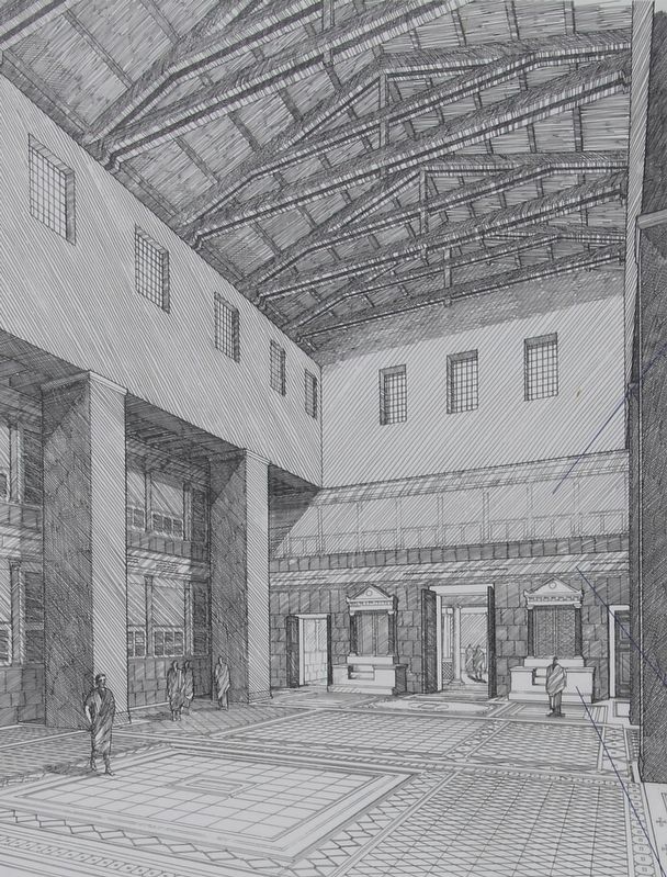 Synagogue - Main Hall Marker. Click for full size. Synagogue - Main Hall Marker image. Click for full size.