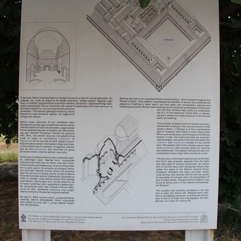Bath-Gymnasium Complex Marker image. Click for full size.