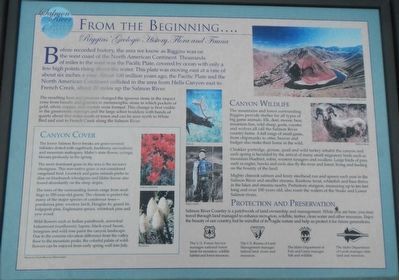 From The Beginning Marker. Click for full size. From The Beginning Marker image. Click for full size.