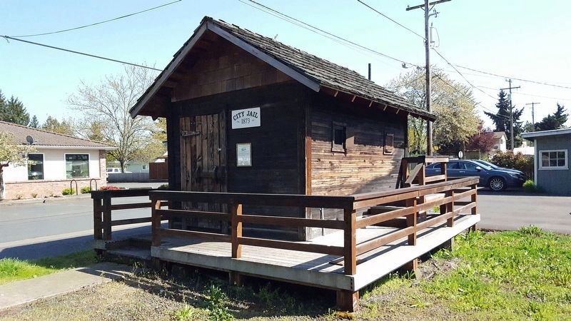 Junction City�s First Jail image. Click for full size.