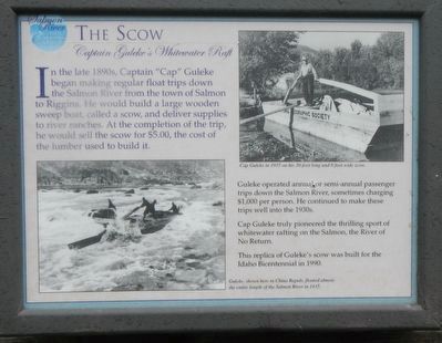 The Scow Marker. Click for full size. The Scow Marker image. Click for full size.
