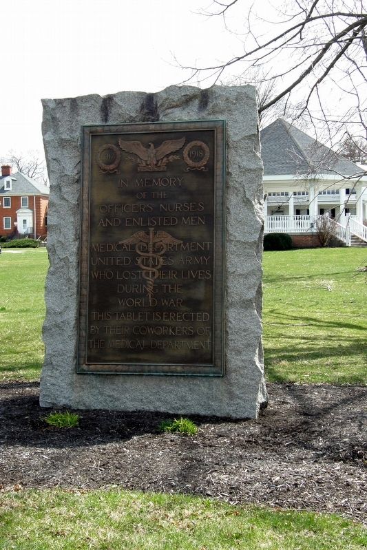Army Medical Department Memorial Marker image. Click for full size.