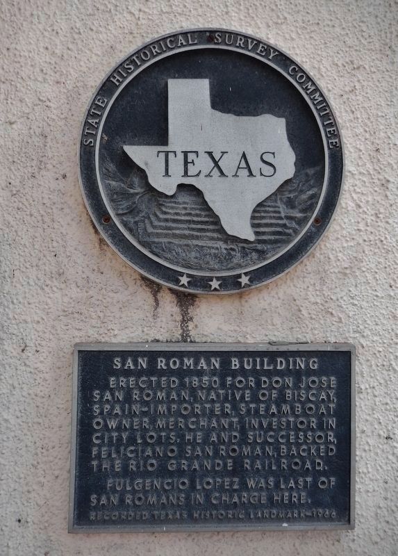 San Román Building Marker image. Click for full size.