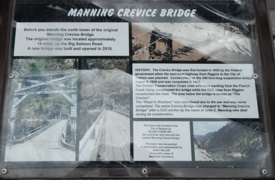 Manning Crevice Bridge Marker image. Click for full size.