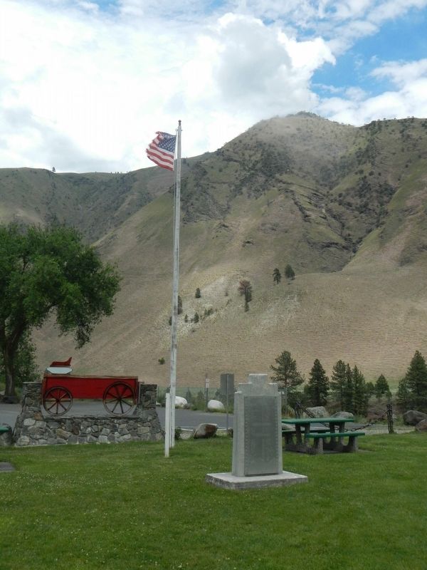 Riggins Area Honor Roll Monument. Click for full size. Riggins Area Honor Roll Monument image. Click for full size.