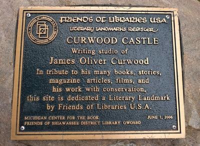 Curwood Castle Marker image. Click for full size.