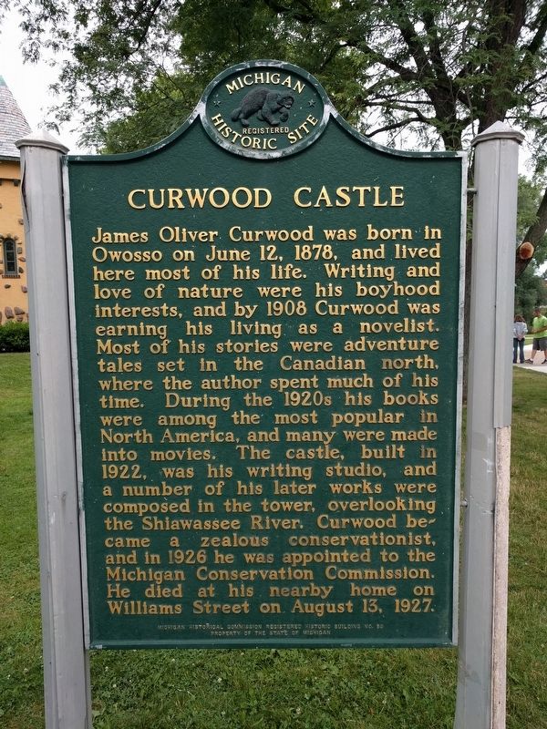 Curwood Castle Marker image. Click for full size.