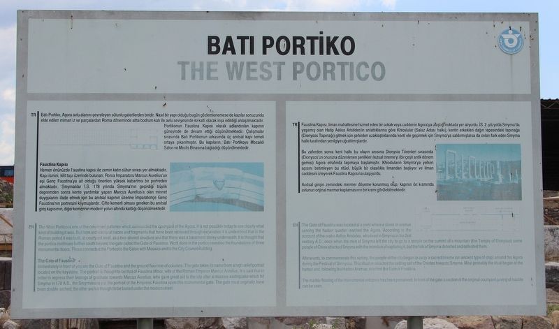 The West Portico Marker image. Click for full size.
