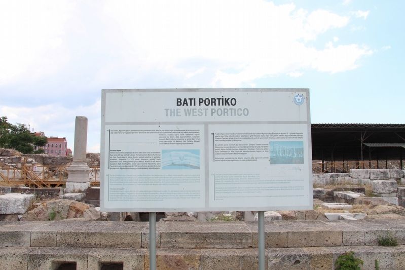 The West Portico Marker image. Click for full size.
