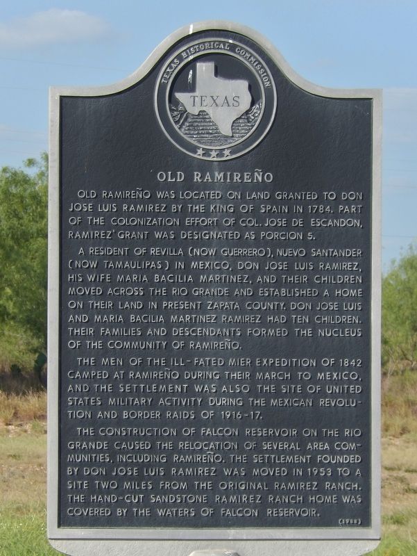 Old Ramire�o Marker image. Click for full size.