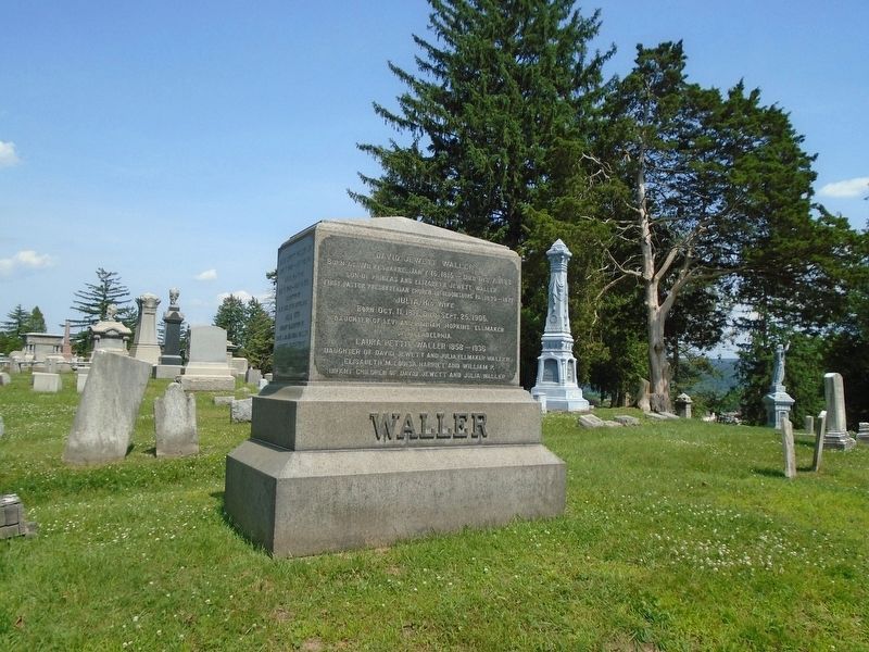 David Jewett Waller Monument image. Click for full size.