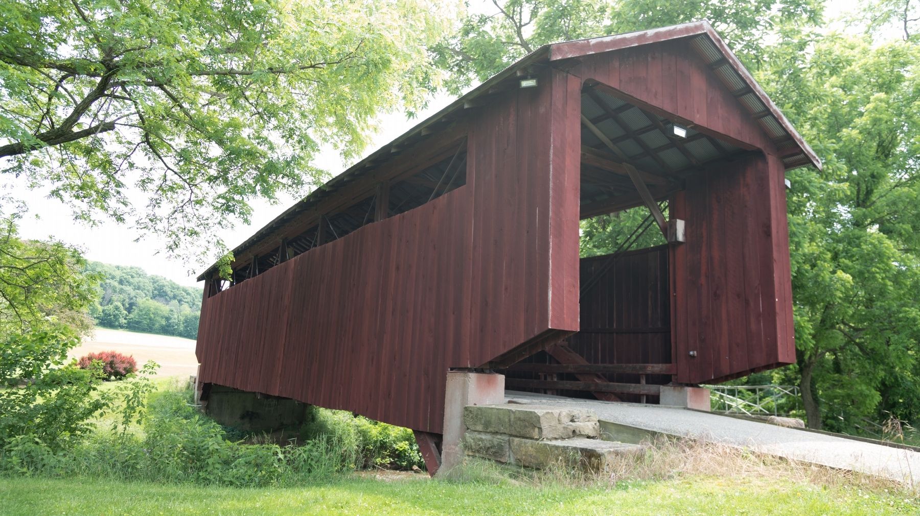 John Bright #2 Covered Bridge. Click for full size. John Bright #2 Covered Bridge image. Click for full size.