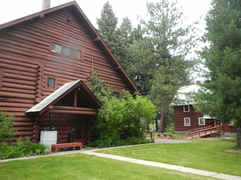Civilian Conservation Corp buildings at the Central Idaho Historical Museum image. Click for full size.