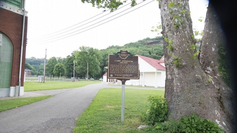 Camp Anderson Marker image. Click for full size.