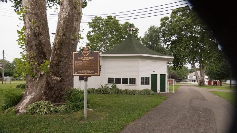 Camp Anderson Marker image. Click for full size.