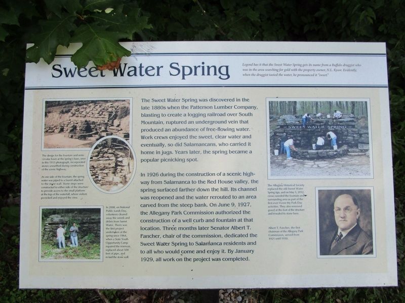 Sweet Water Spring Marker image. Click for full size.