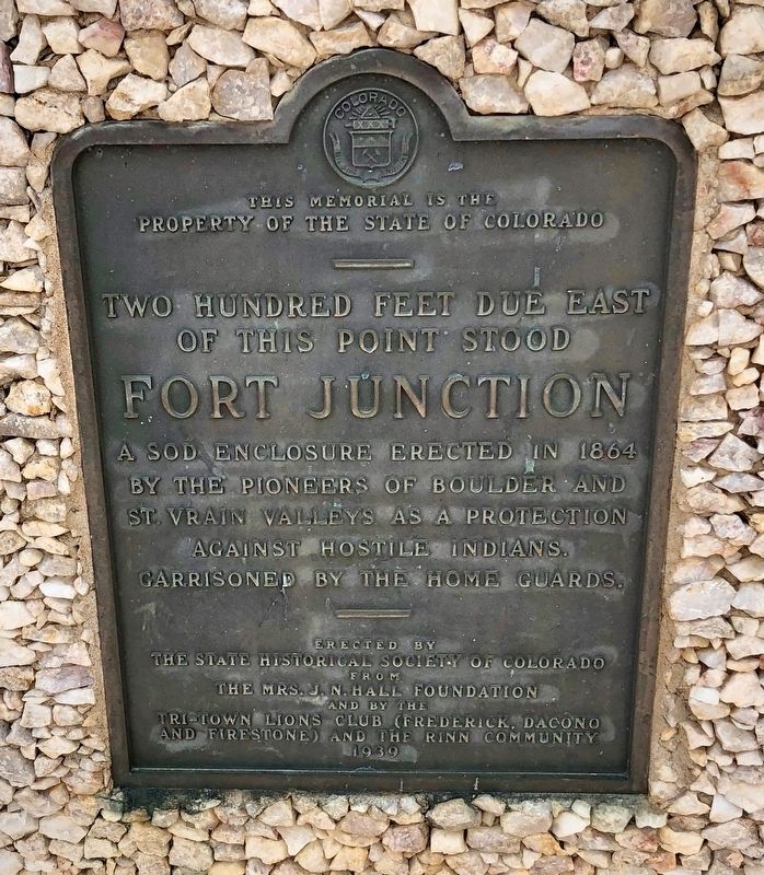 Fort Junction Marker image. Click for full size.