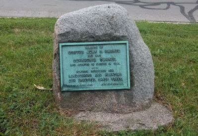 Homesite of Doctor John B. Barnes Marker image. Click for full size.