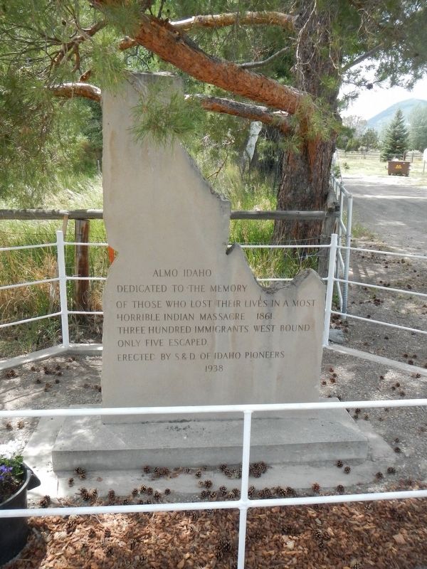 Horrible Indian Massacre Marker image. Click for full size.