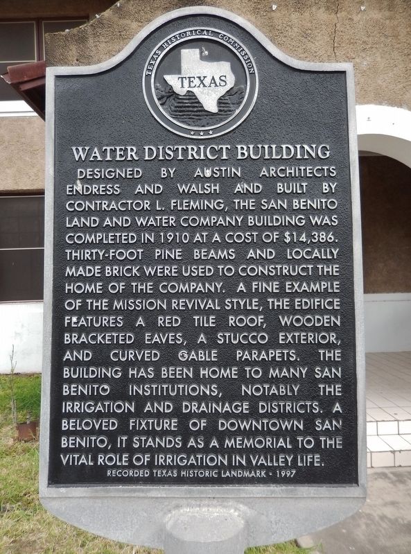 Water District Building Marker image. Click for full size.