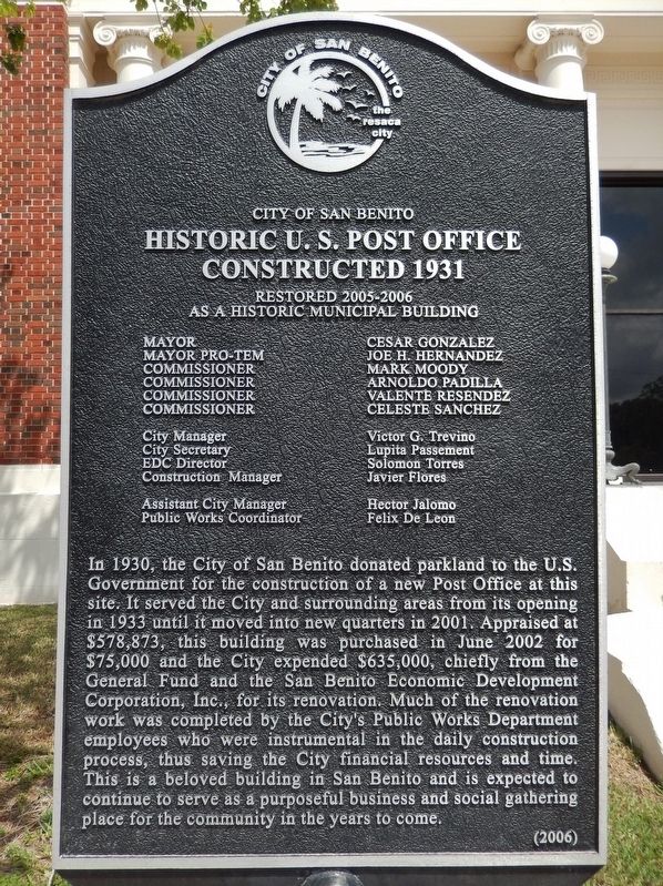 Historic U.S. Post Office Marker image. Click for full size.