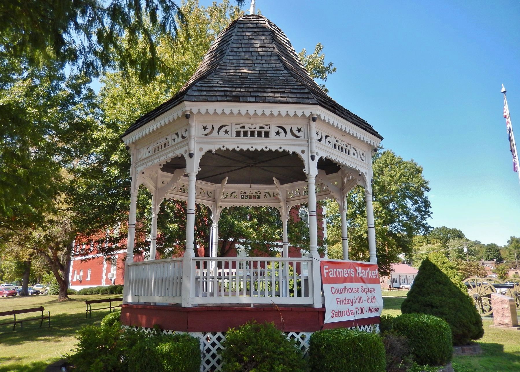 1899 Iron County Missouri Gazebo (<i>also included in National Register Historic Places listing</i>) image. Click for full size.