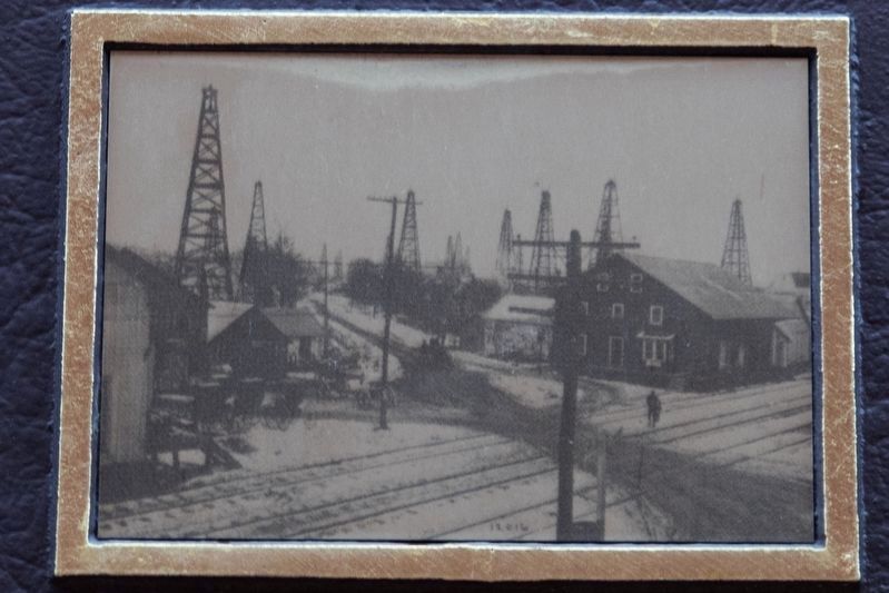 Close up of photograph embedded on the marker. Click for full size. Close up of photograph embedded on the marker image. Click for full size.