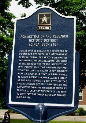 Administration and Research Historic District Marker image. Click for full size.