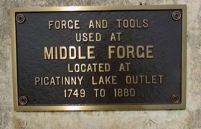 Restored Middle Forge Marker image. Click for full size.