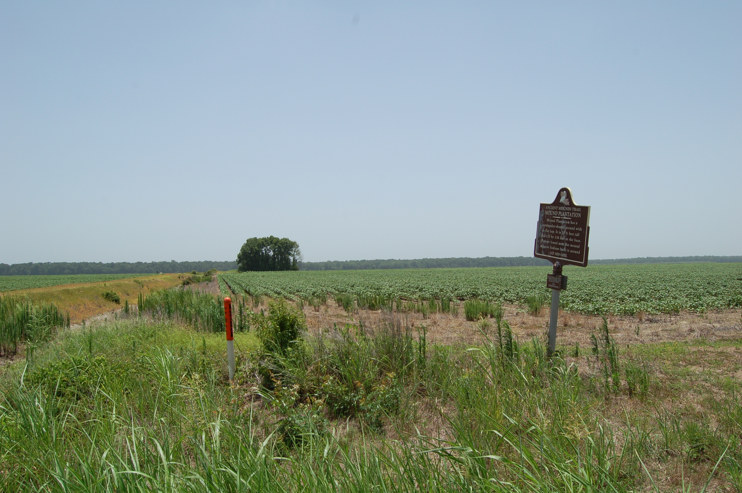 Mound Plantation Marker