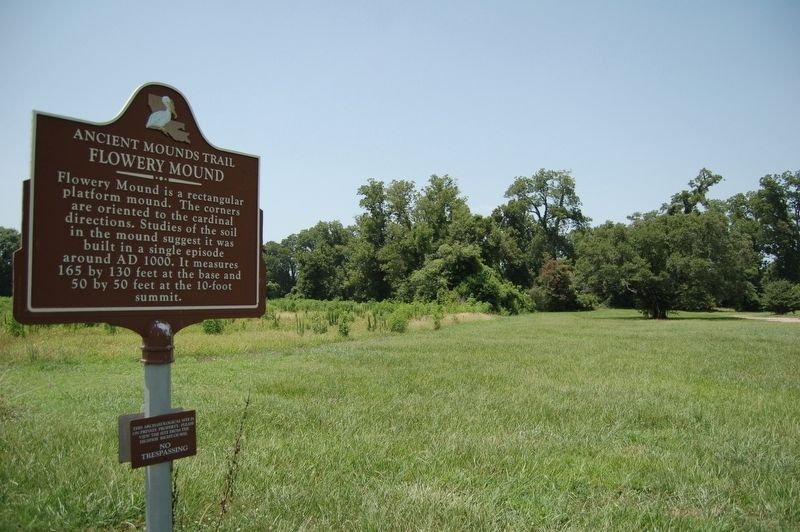 Flowery Mound Marker. Click for full size. Flowery Mound Marker image. Click for full size.