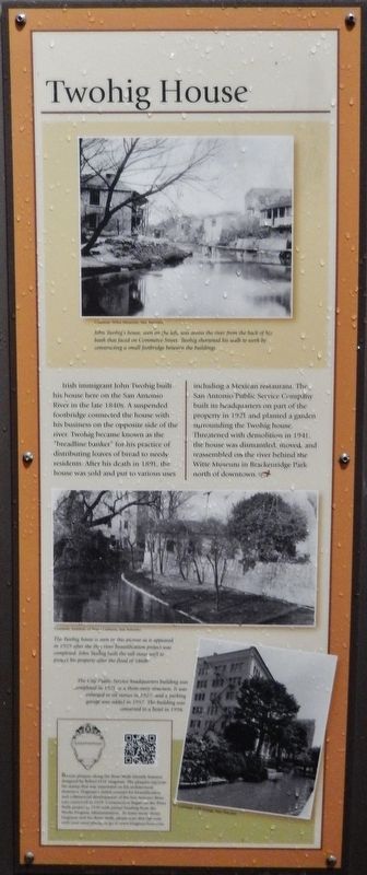 Twohig House Marker. Click for full size. Twohig House Marker image. Click for full size.