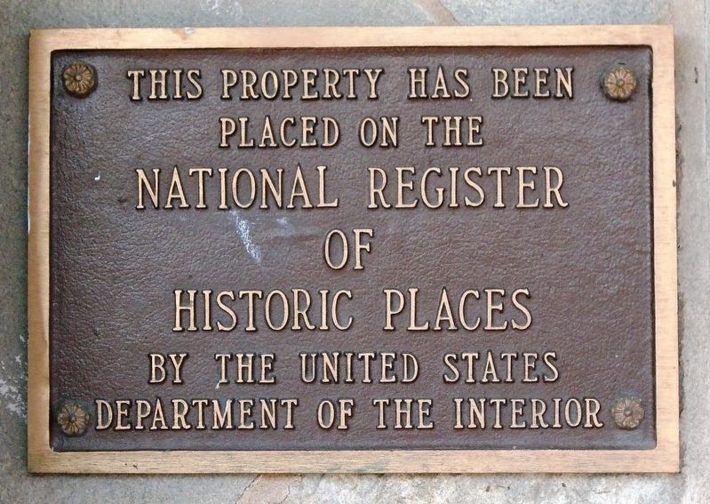 Jackson Mansion NRHP Marker. Click for full size. Jackson Mansion NRHP Marker image. Click for full size.