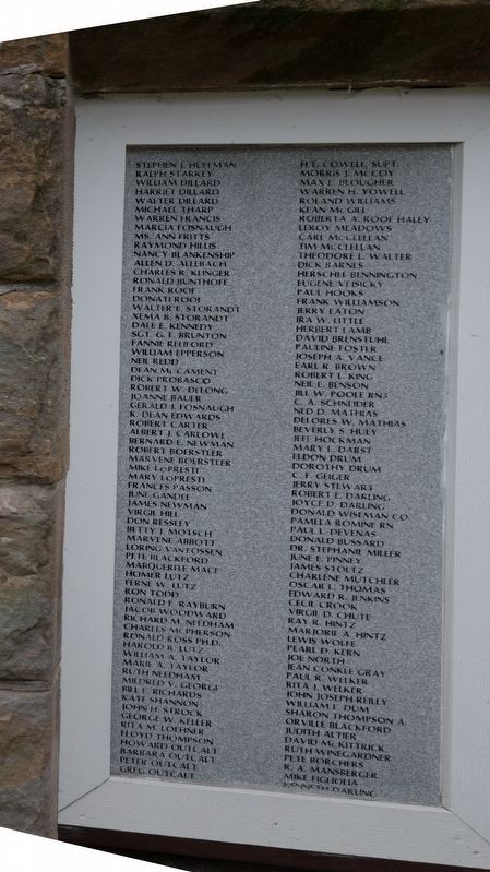 Fairfield School for Boys Memorial—Leftmost Tablet image. Click for full size.