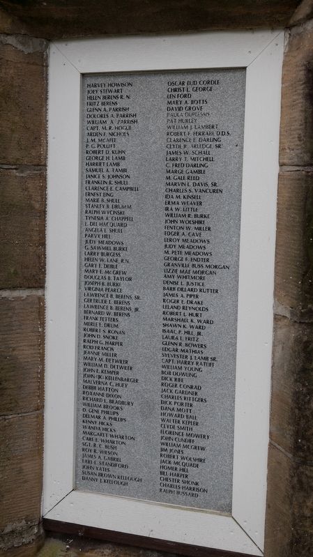 Fairfield School for Boys Memorial—Second Tablet image. Click for full size.