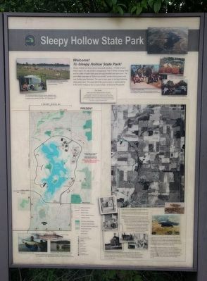 Sleepy Hollow State Park Marker image. Click for full size.