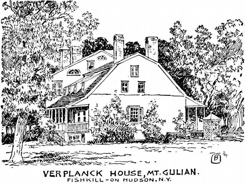 Verplanck House<br>Mt. Gulian<br>Fishkill on Hudson, N.Y. image. Click for full size.