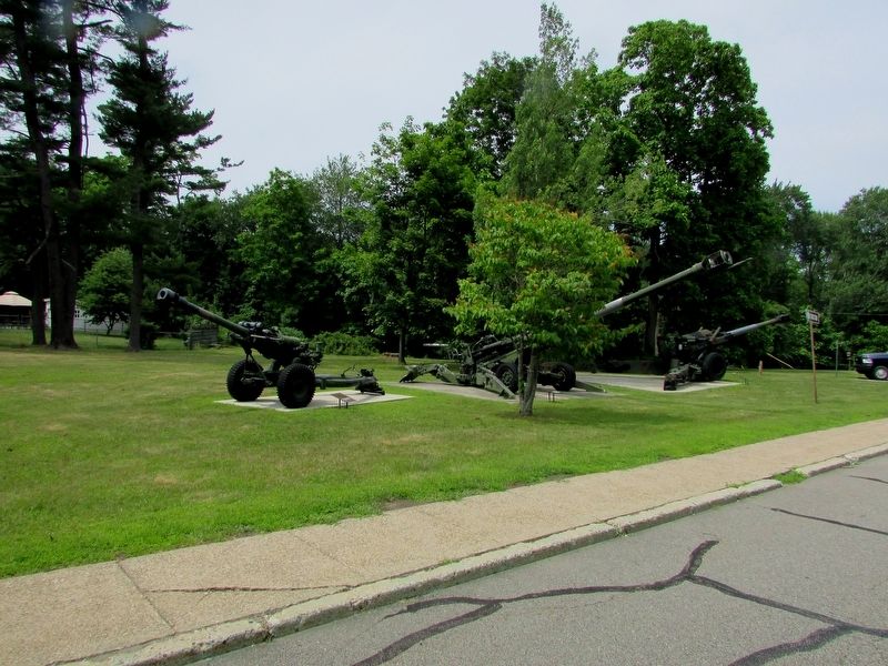 Howitzers at Picatinny Arsenal image. Click for full size.