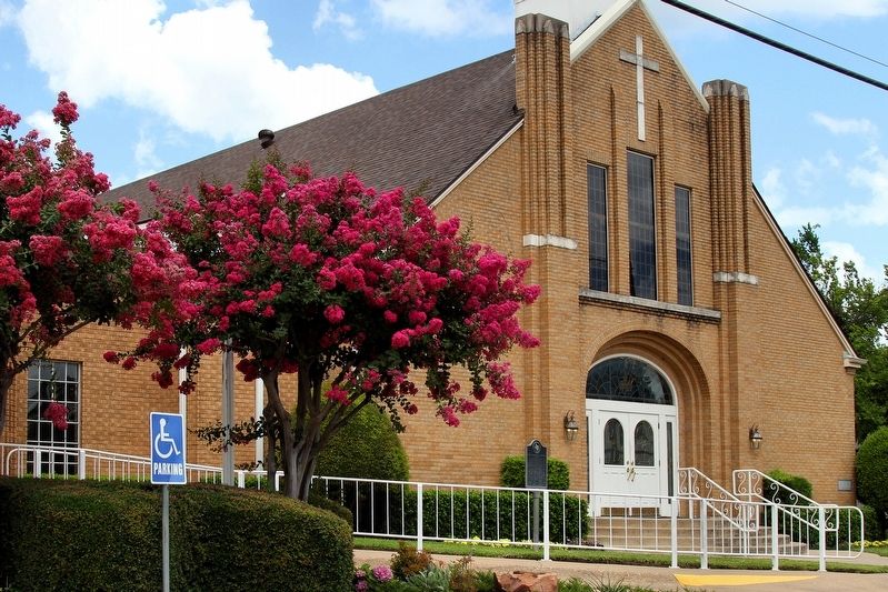 First Baptist Church Marker Area. Click for full size. First Baptist Church Marker Area image. Click for full size.