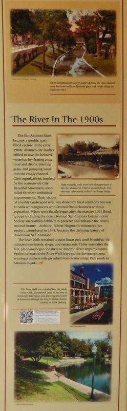 The River in the 1900s Marker image. Click for full size.