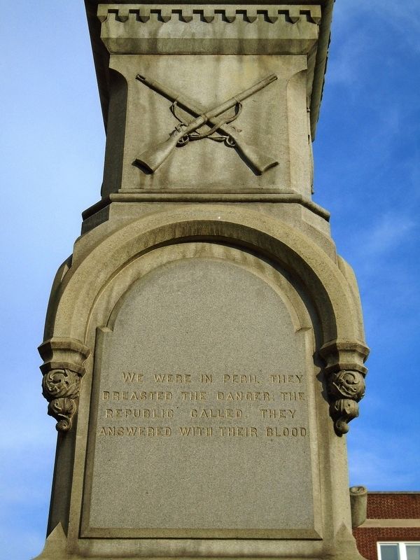 Civil War Memorial Epitaph image. Click for full size.