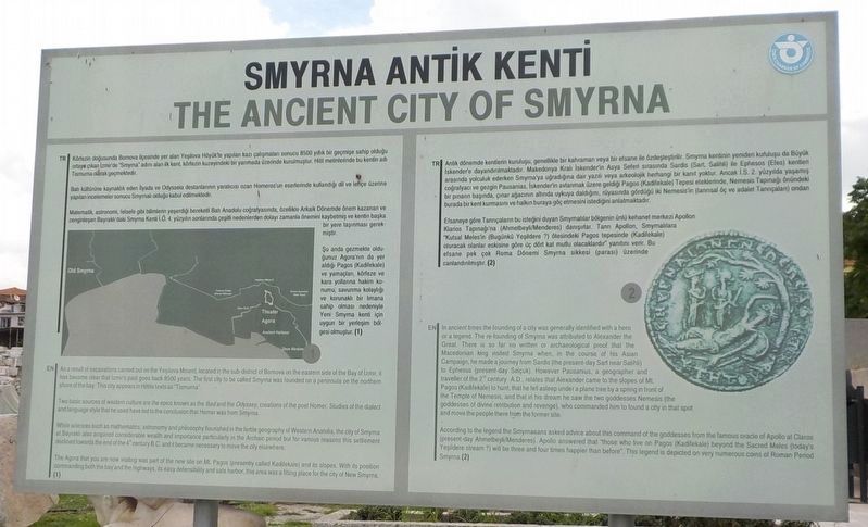 The Ancient City of Smyrna Marker image. Click for full size.