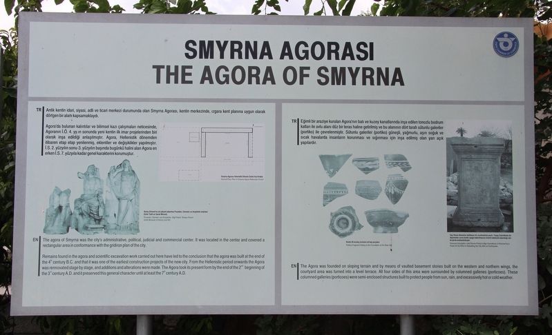 The Agora of Smyrna Marker. Click for full size. The Agora of Smyrna Marker image. Click for full size.
